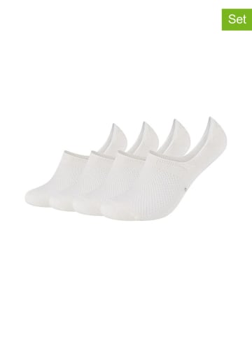 s.Oliver 4er-Set: Socken in Weiß