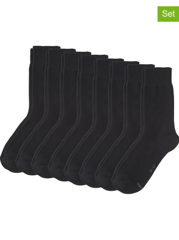 s.Oliver 8er-Set: Socken in Schwarz