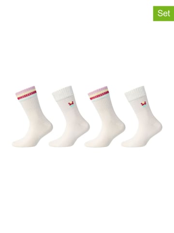 s.Oliver 4er-Set: Socken in Creme