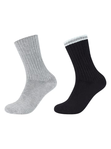 s.Oliver 4er-Set: Socken in Hellgrau/ Schwarz