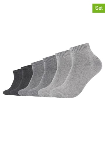 s.Oliver 6er-Set: Socken in Grau/ Anthrazit