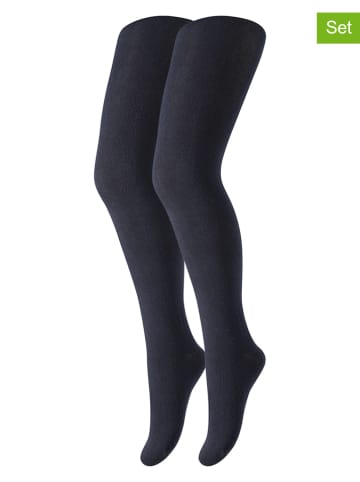 s.Oliver 2er-Set: Strumpfhosen in Dunkelblau