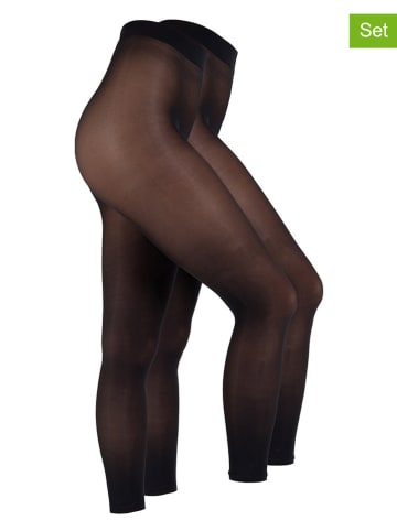 s.Oliver 2er-Set: Leggings in Schwarz