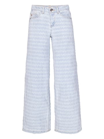 Garcia Spijkerbroek - wide leg - lichtblauw