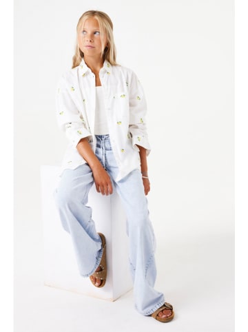 Garcia Dżinsy - Wide leg - w kolorze błękitnym