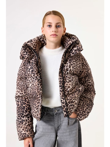 Garcia Doorgestikte jas beige/bruin