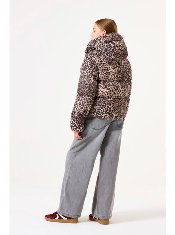 Garcia Steppjacke in Beige/ Braun