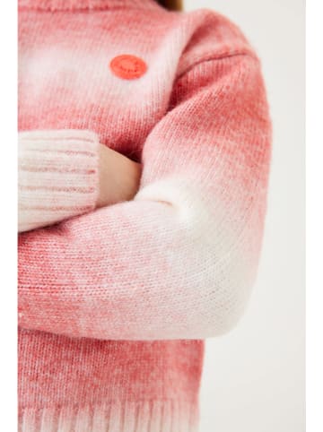Garcia Pullover in Weiß/ Rosa
