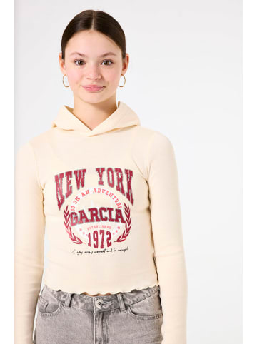 Garcia Longsleeve beige/rood