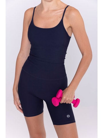 Onamaste Sportbeha "Lotus" donkerblauw - low