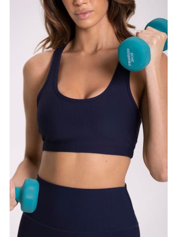 Onamaste Sportbeha "Lotus" donkerblauw - medium