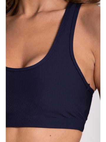 Onamaste Sportbeha "Lotus" donkerblauw - medium