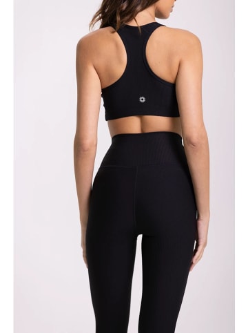 Onamaste Sport-BH "Lotus" in Schwarz - Low