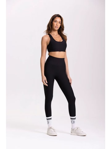 Onamaste Sportbeha "Lotus" zwart