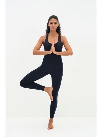 Onamaste Yoga-onesie "Malte" zwart/blauw