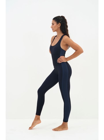 Onamaste Yoga-onesie "Malte" zwart/blauw