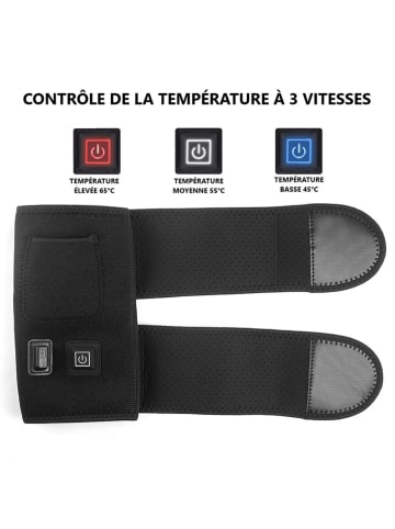 Onamaste Verwarmde kniebrace zwart