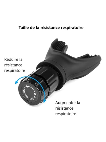Onamaste Atemtrainer in Schwarz