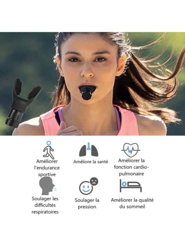 Onamaste Trenażer oddechowy w kolorze czarnym