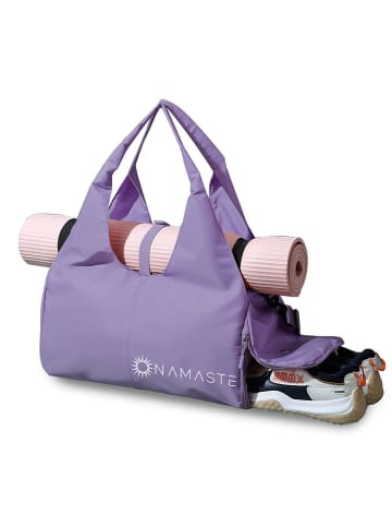 Onamaste Yogatasche in Lila - (L)20 x (B)12 x (H)3 cm