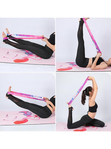 Onamaste Yogamatte-Tragegurt in Pink/ Blau