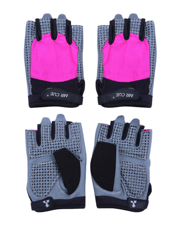 Onamaste Sport-Handschuhe in Pink/ Grau