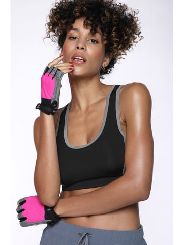 Onamaste Sporthandschoenen roze/grijs