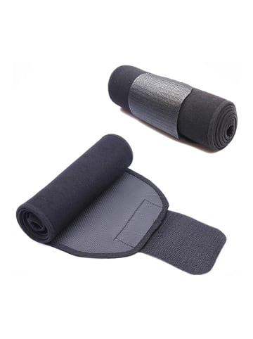 Onamaste Schlankheitsgürtel in Schwarz/ Grau