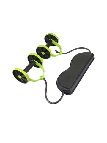 Onamaste Mata na kolana w kolorze limonkowo-czarnym