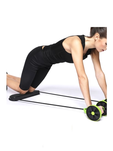 Onamaste Mata na kolana w kolorze limonkowo-czarnym