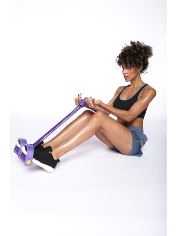 Onamaste Fitnessband mit Fußschlaufen in Lila