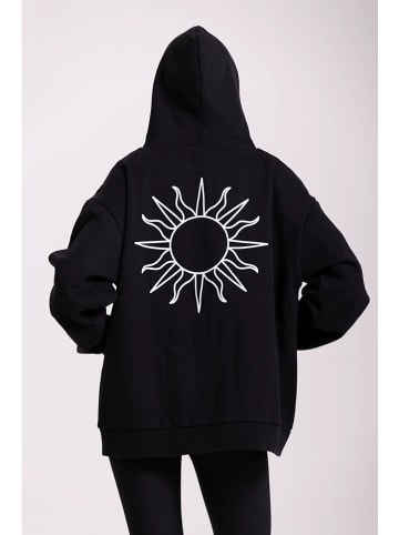 Onamaste Sweatvest "Flow" zwart