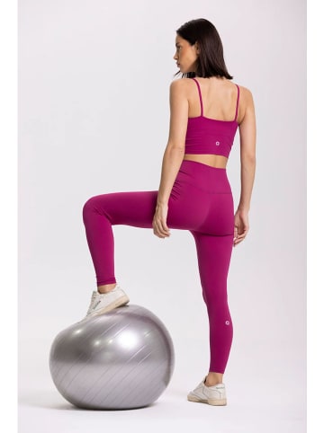 Onamaste Trainingsleggings "Mantra" in Pink