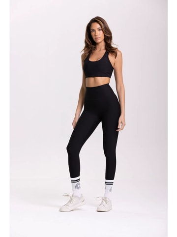 Onamaste Trainingsleggings "Lotus" in Schwarz
