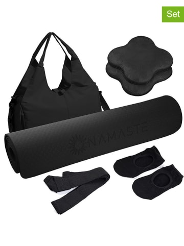 Onamaste 6tlg. Yoga-Set in Schwarz
