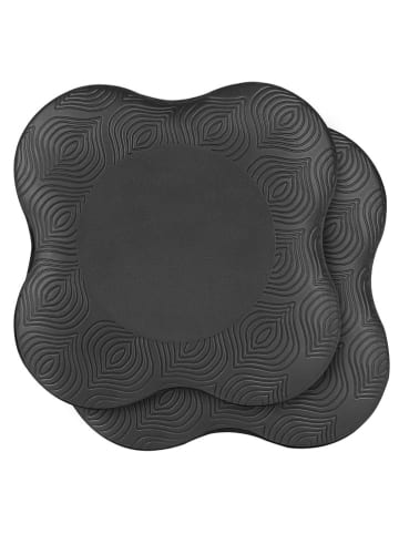 Onamaste 6-częściowy zestaw w kolorze czarnym do jogi