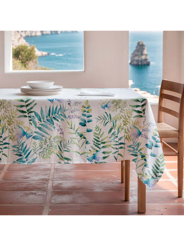 Mint Rugs Tafellaken "Albir" wit/groen