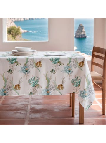 Mint Rugs Obrus "Summer Special Formentera" w kolorze biało-turkusowym