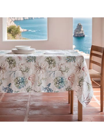 Mint Rugs Obrus "Diani" w kolorze biało-jasnoróżowo-turkusowym