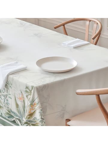 Mint Rugs Tischdecke "Floral And Tropical Dayana" in Weiß/ Grün