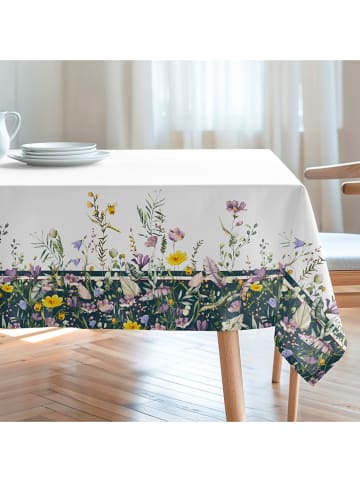 Mint Rugs Obrus "Floral And Tropical Pangoa" w kolorze biało-fioletowym