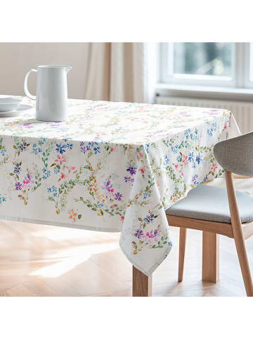 Mint Rugs Tafellaken "Floral And Tropical Manila" wit/blauw/lichtroze