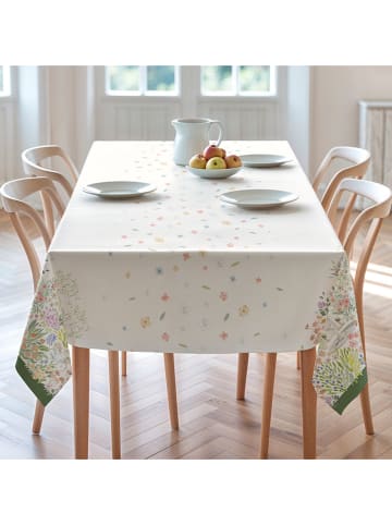 Mint Rugs Tischdecke "Floral And Tropical Orion" in Weiß/ Grün/ Rosa