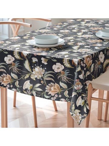 Mint Rugs Tischdecke "Floral And Tropical Yara" in Anthrazit/ Beige