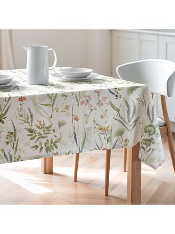 Mint Rugs Tafellaken "Floral And Tropical Jayla" wit/groen/lichtroze