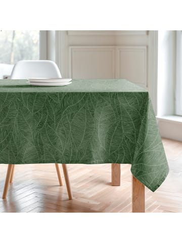 Mint Rugs Tafellaken "Floral And Tropical Gaby" groen/wit