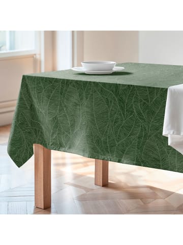 Mint Rugs Obrus "Floral And Tropical Gaby" w kolorze zielono-białym