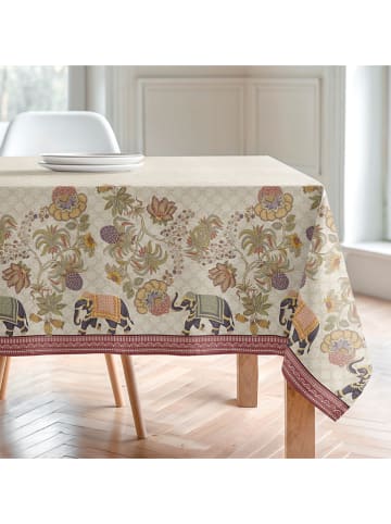 Mint Rugs Tischdecke "Natural Amil" in Creme/ Grün