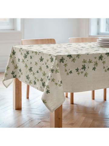 Mint Rugs Obrus "Natural Iri" w kolorze kremowo-zielonym