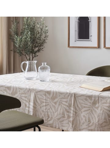 Mint Rugs Tischdecke "Floral And Tropical Tesa" in Beige/ Weiß